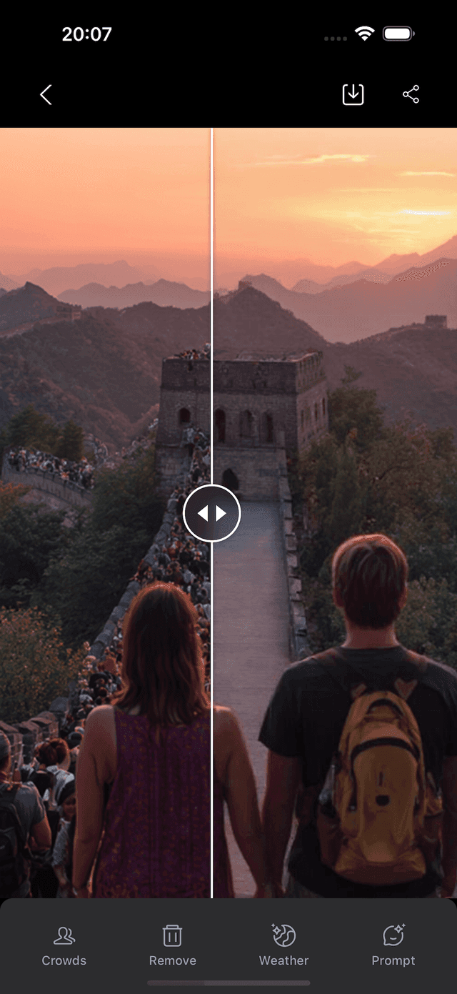 ClearCrowds App Screenshot