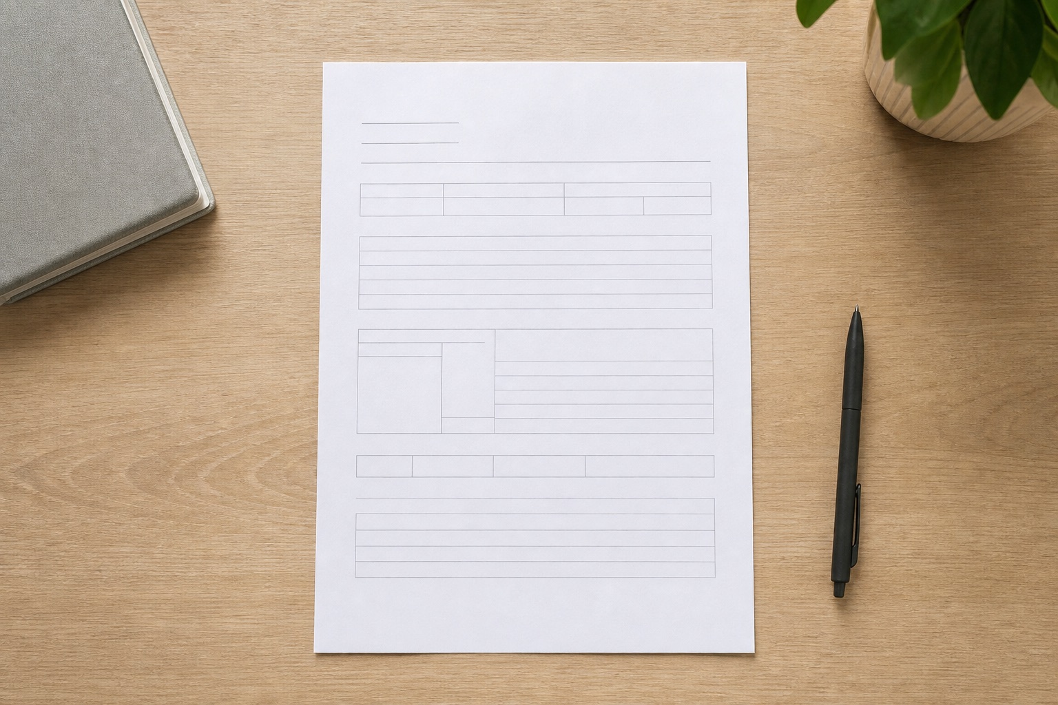 Clean document photo after shadow removal