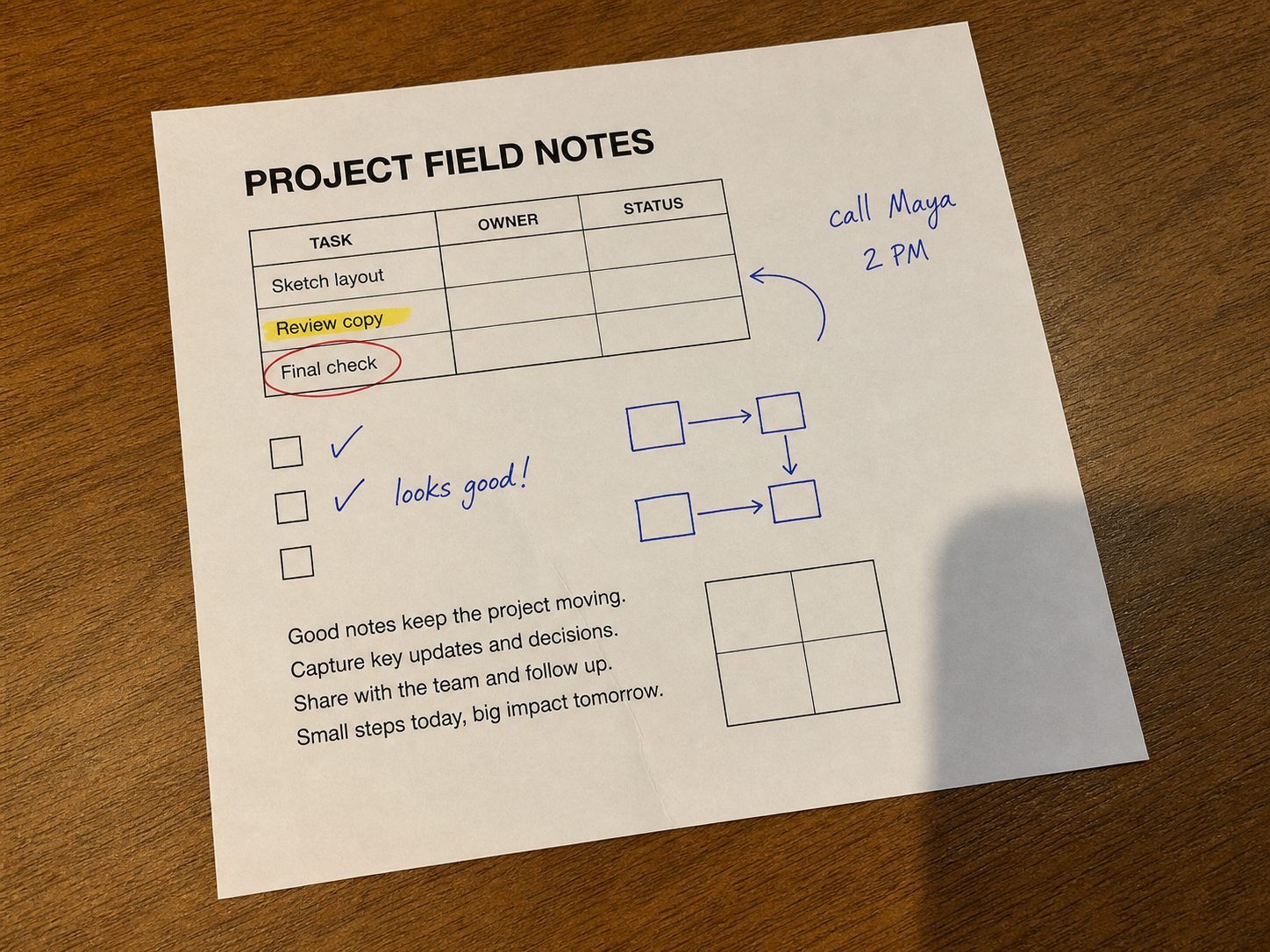 Need one clean document image now?, before editing