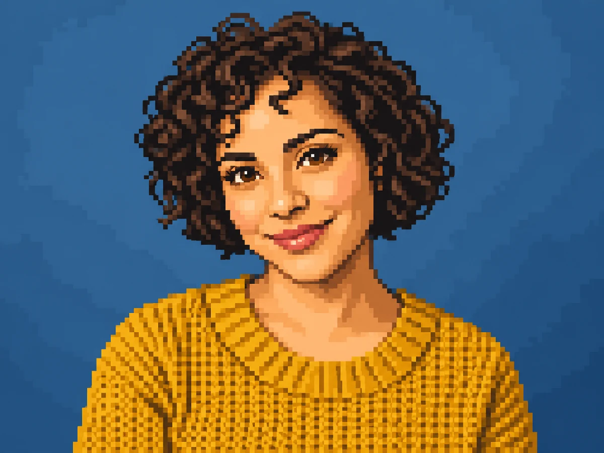 Make a pixel-art portrait: Upload a photo and generate the pixel-art version. Compare the result, then continue editing in the same workspace.